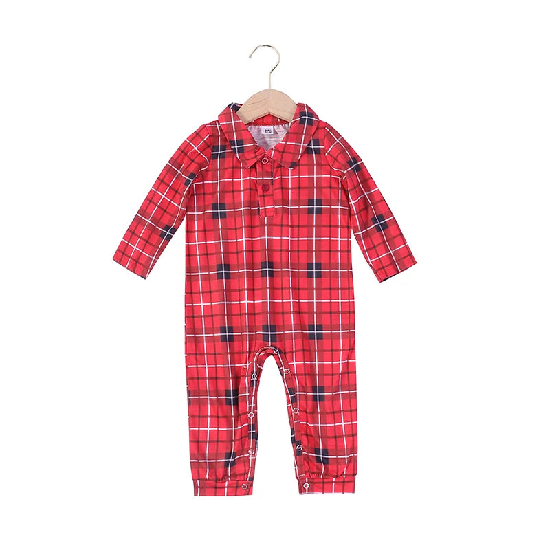Christmas Matching Pajamas Plaid Cotton For The Whole Family Including Your Dog