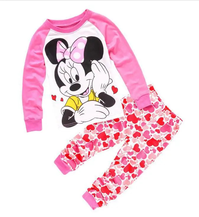 Kids Cartoon Pajamas Set