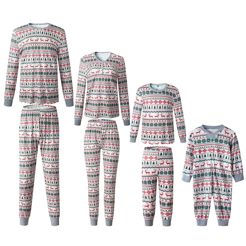 Christmas Family Matching Pajama Reindeer Set
