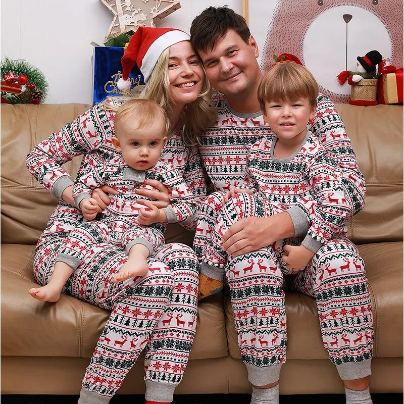Christmas Family Matching Pajama Reindeer Set