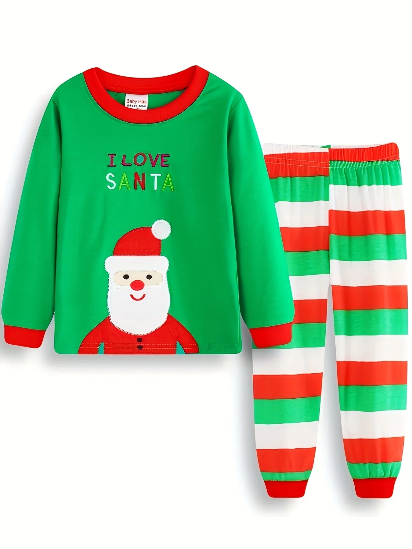 Kids Pajamas Cartoon Christmas 2PCS