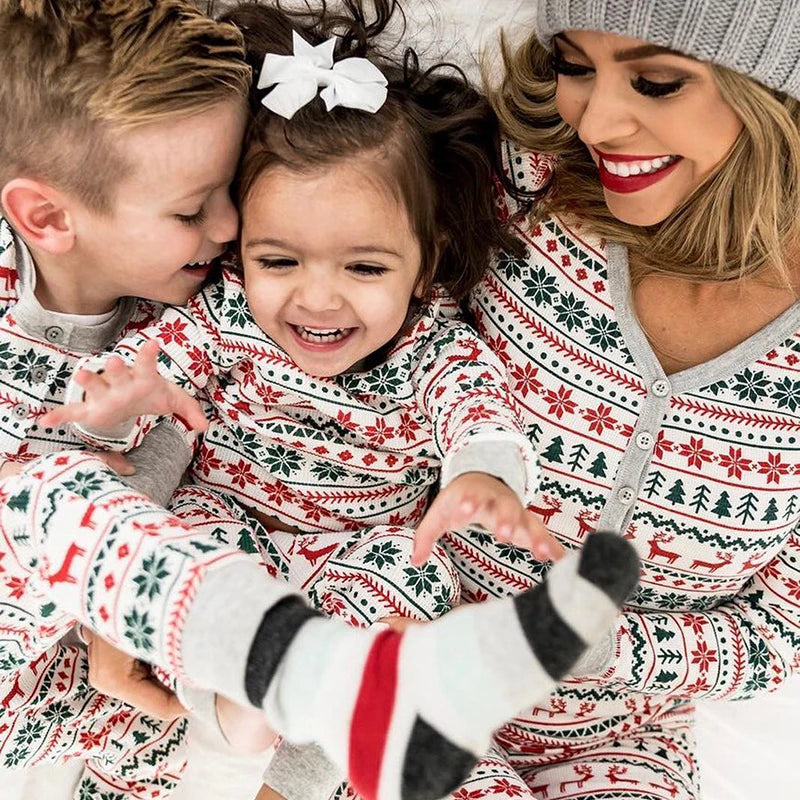Christmas Family Matching Pajama Reindeer Set