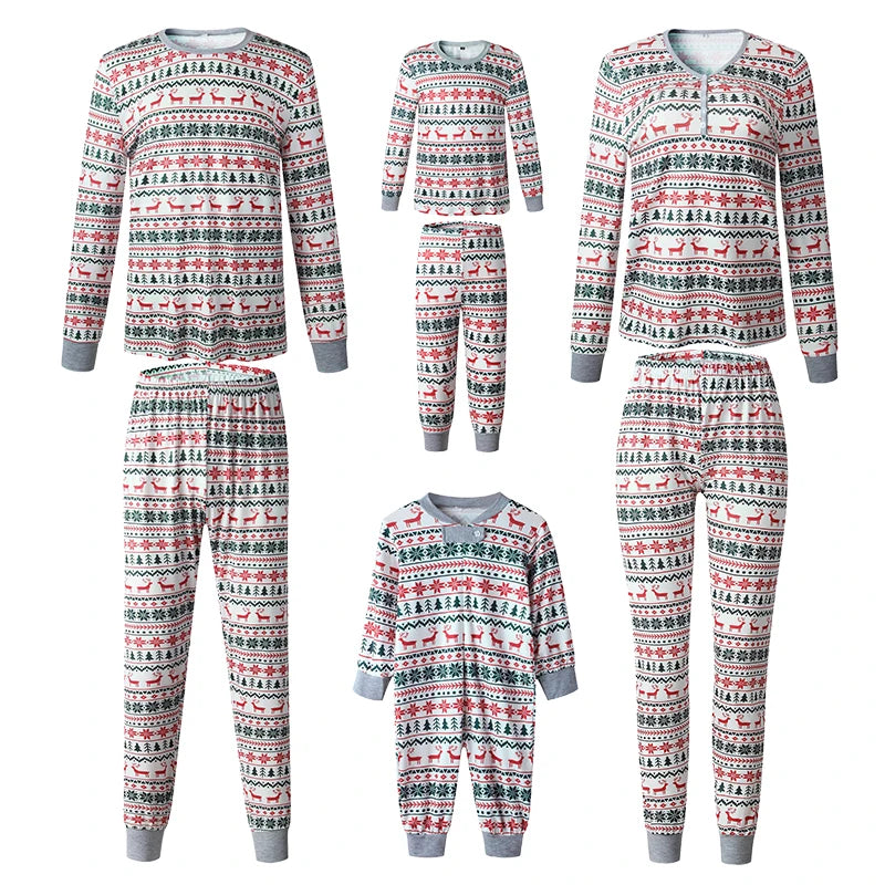 Christmas Family Matching Pajama Reindeer Set